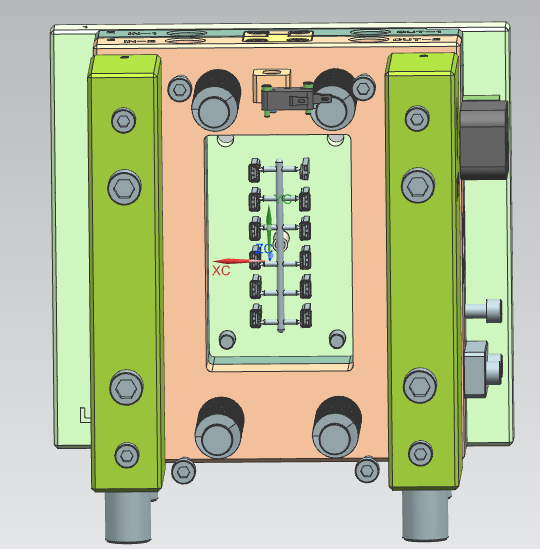 Bulb socket holder connector mold